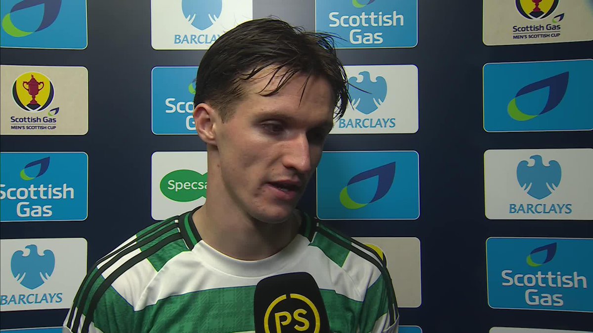 Johnny Kenny speaks after scoring in Celtic Football Club's 2-0 win tonight 🍀 "It's been a tough few weeks in front of goal... I'm delighted to put things right tonight and hopefully I can get back on a run" 🗣️ #ScottishCup