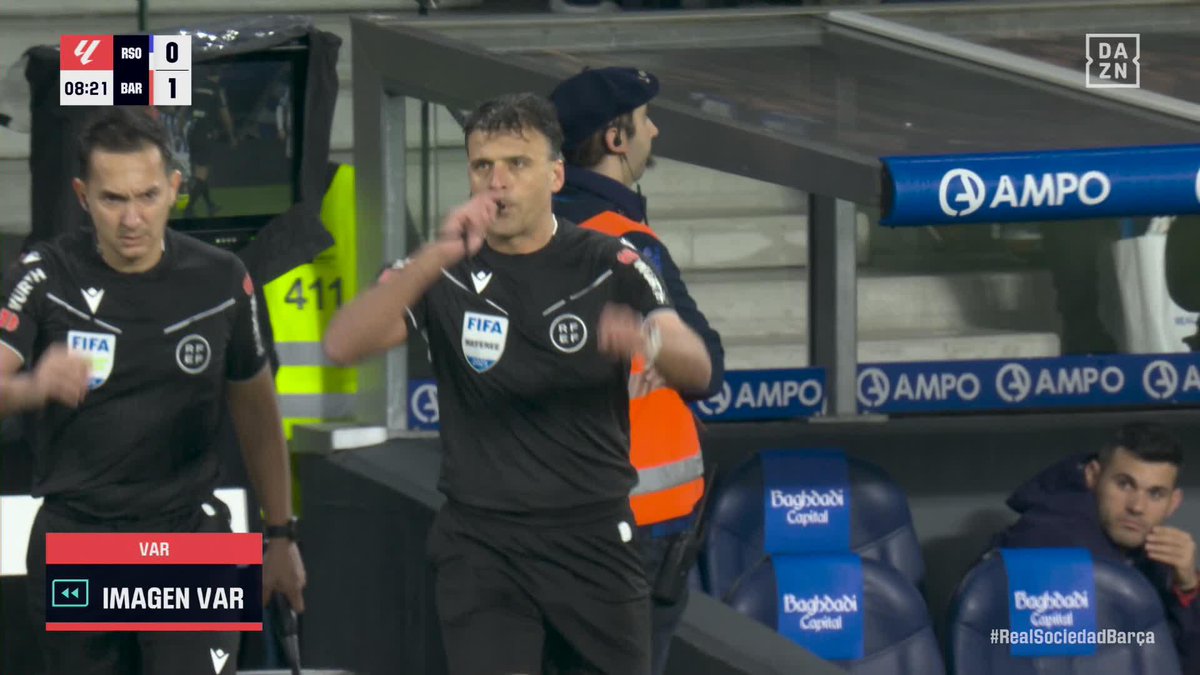 ❌ ¡GOL ANULADO A FERMÍN POR FALTA PREVIA DE DANI OLMO! Así fue la acción revisada por el VAR 🖥️ #LALIGAenDAZN ⚽