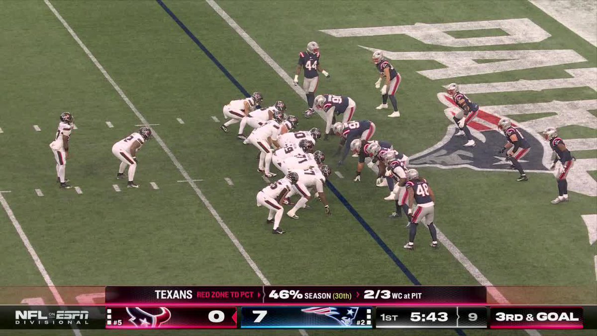 This illegal shift took away a Woody Marks TD from the Texans 😳 Texans-Patriots on ABC, ESPN and the ESPN App
