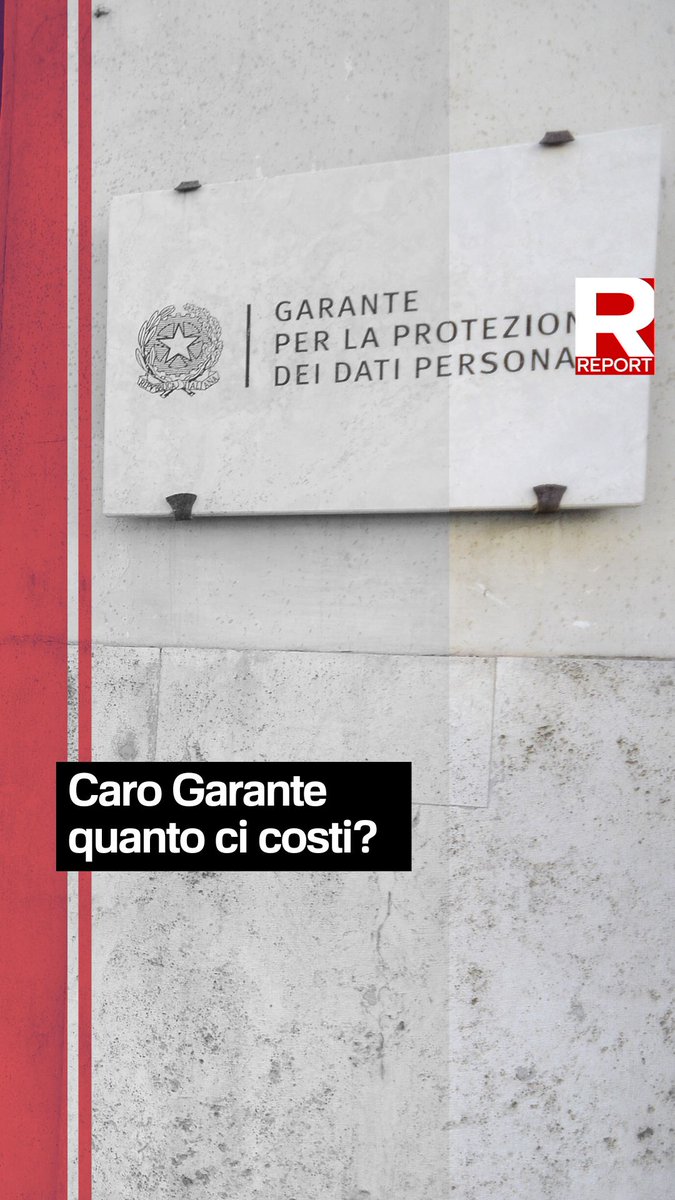 Garante della Privacy degli ultimi anni, come si sono sviluppate nel corso di questi anni le spese di rappresentanza? Segui #Report ora in diretta su #Rai3👇