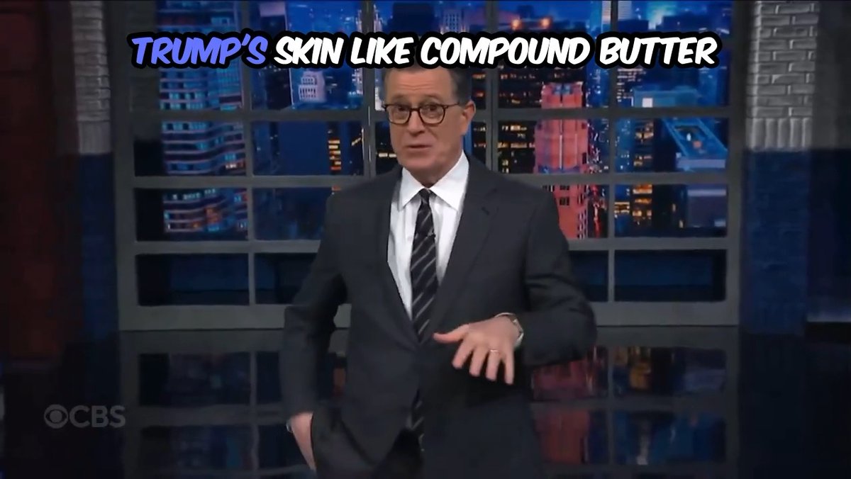This is gold from Stephen Colbert 👇 No matter how many distractions Trump throws at the media, who will always be chasing the latest shiny ball, we will not let up on the Epstein files. Trump and his team have told us all lies for months about the files, but get ready for more. Now we need to stay vigilant and watch for files being scrubbed, destroyed, disappeared, you name it - and they will refuse to release some files under the phony guise of their federal "investigation." This was a law passed nearly unanimously by Congress and signed by Trump - we will make damn sure it gets enforced. #TrumpEpsteinCoverUp
