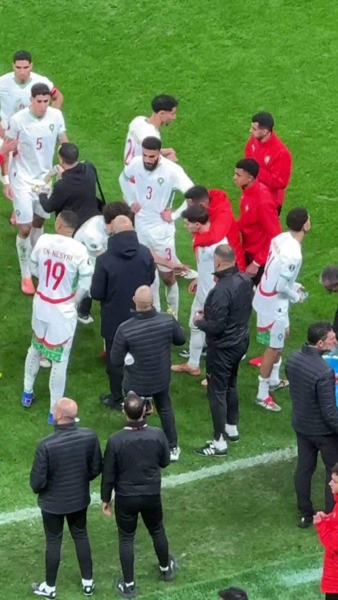 La réaction des Lions de l’Atlas après le penalty manqué de Brahim Díaz 🇲🇦