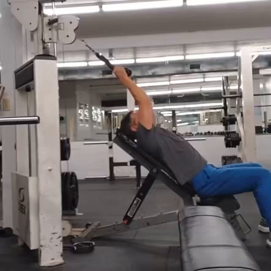 If you do NOT have access to a well-built Lat Pullover Machine and you’ve been doing the silly exercise known as the “Standing Lat Prayer”…. ….start doing these instead!!! LIGHT YEARS BETTER