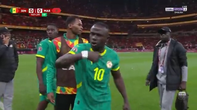 Sadio Mane was instrumental in calling the Senegal players back to the pitch 👏 #AFCONFinal | #TotalEnergiesAFCON2025