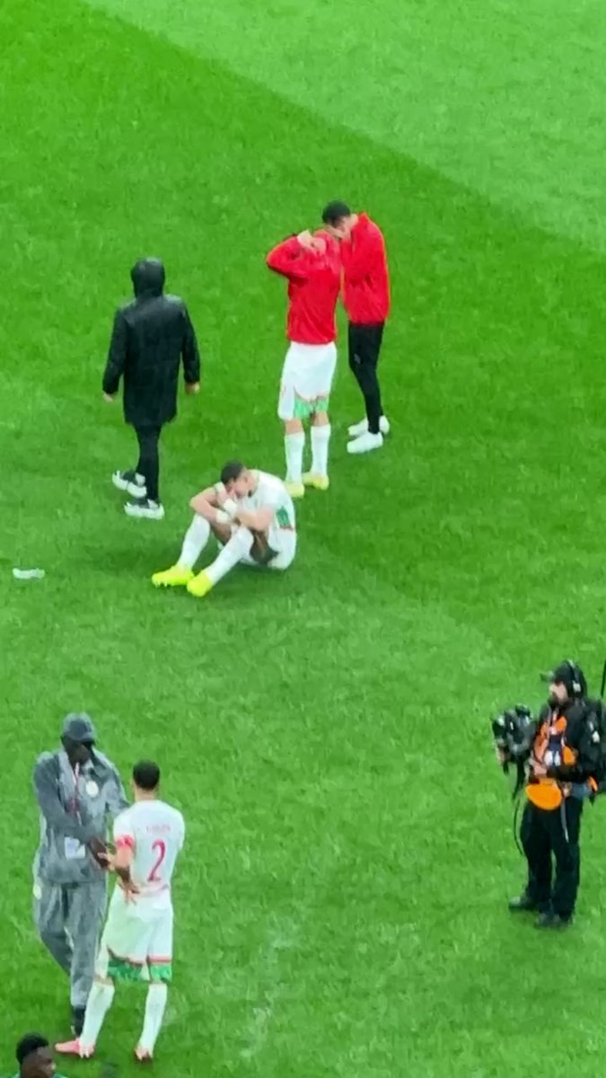 Les Lions de l’Atlas 🇲🇦 en larmes après la défaite