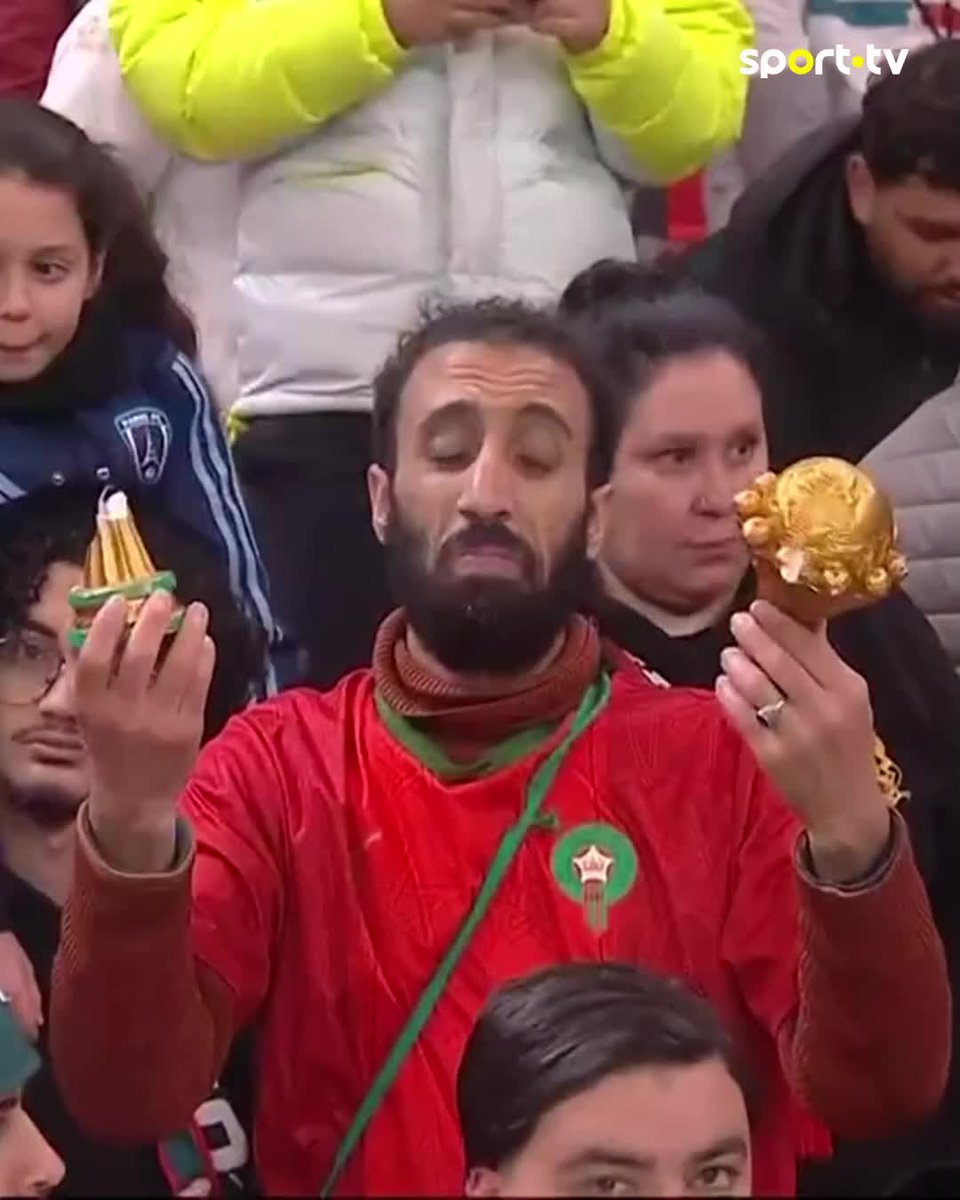This Morocco fan’s reaction after losing the final 💔🇲🇦
