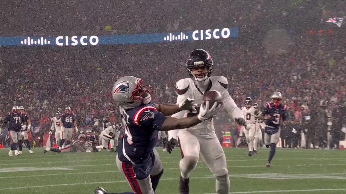 KAYSHON BOUTTE HOW?!?! 🤯 Incredible catch for the TD! 🔥 Texans-Patriots on ABC, ESPN and the ESPN App