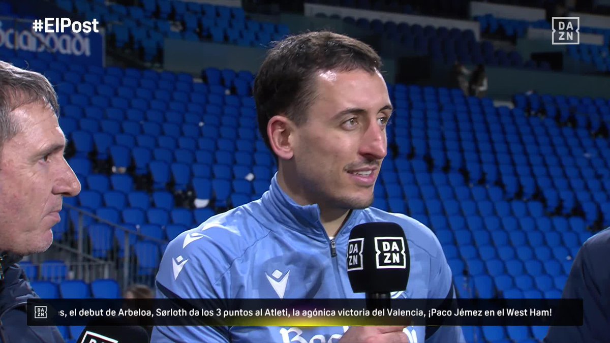 🗣️ Oyarzabal: "Es un día especial. Hemos tenido un poquito de suerte, pero hemos hecho lo que tocaba" #LALIGAenDAZN ⚽