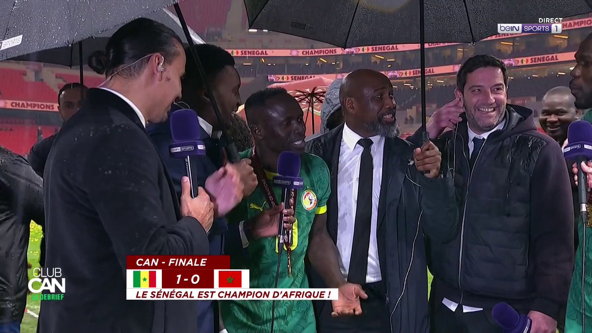 [📺LIVE] 🏆🌍 #CAN2025 🇸🇳 Kalidou Koulibaly et Sadio Mané sont à notre micro après la victoire du Sénégal ! #beINCAN2025 #SENMAR