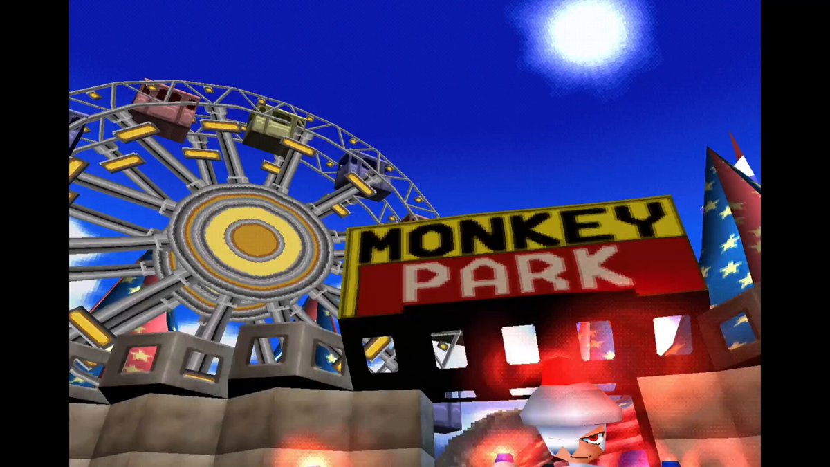 Ape Escape has such a peak PS1 era aesthetic