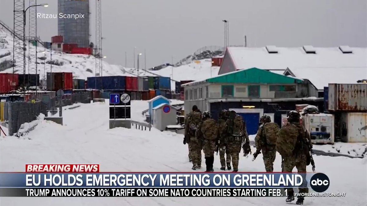 .Selina Wang reports on what European leaders are saying about President Trump's plan to take Greenland as officials hold an emergency meeting following his new tariff threat.