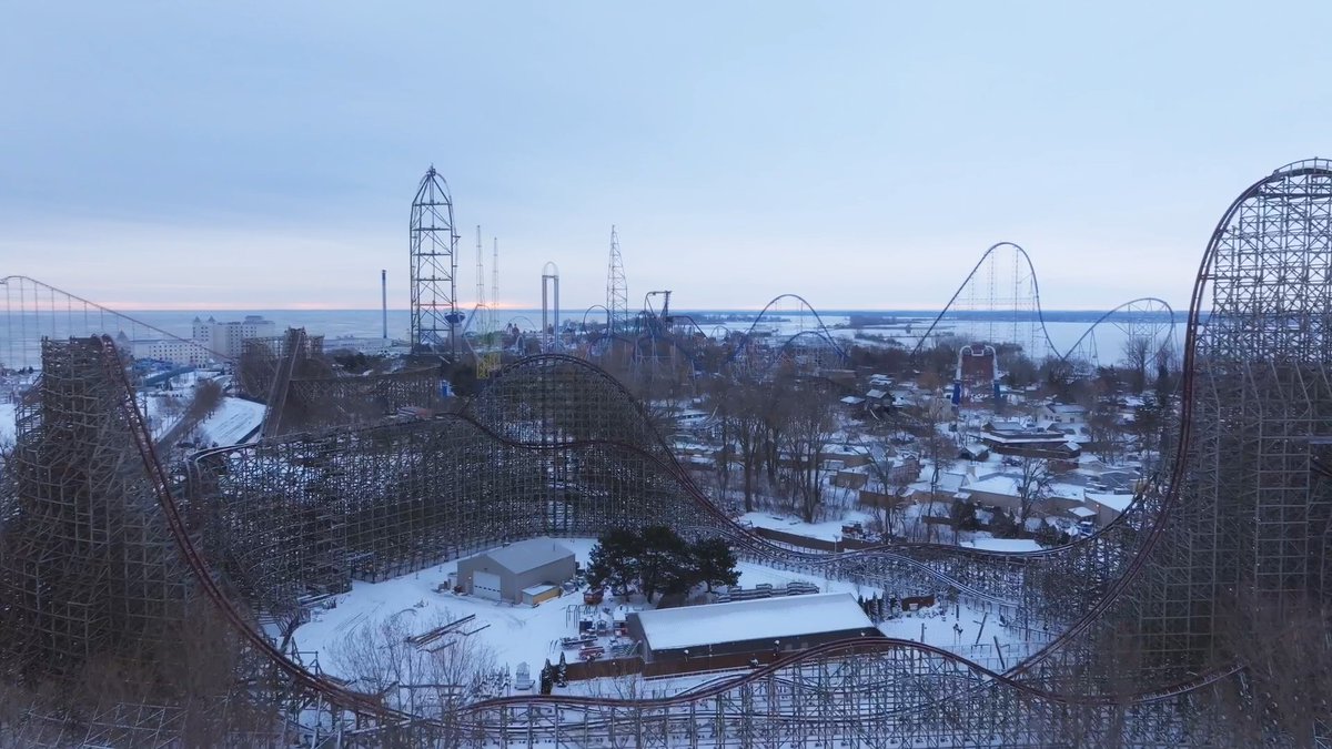 Snow way! It's #WorldSnowDay. Here's some cool cold content from The Roller Coaster Capital of the World. 🎢❄️