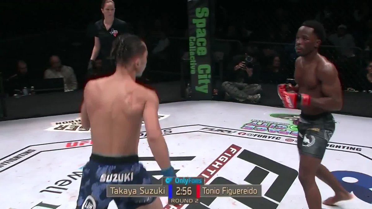 21歳6-1鈴木崇矢🇯🇵、5-0フィゲイレードに左カウンター→パウンドで2RTKO勝ち FuryFC🇺🇸フライ級王座獲得👑 RTU出場確実、UFC直契約も0じゃない #FuryFC113