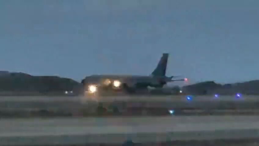 🇨🇱 | KC-135 Stratotanker de la Fuerza Aérea de Chile despegando desde Punta Arenas hoy 18 de enero del 2026