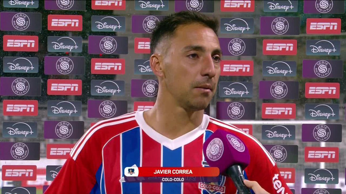 "HAY QUE PELARSE EL OJ... PARA ESTAR ACÁ Y YO ME LO PELÉ." Picante declaración de Javier Correa, luego de su doblete en el 2-3 de Colo-Colo contra Alianza Lima. 🏆 #Serie2026 📺 ESPN Premium | Suscribite al Pack Fútbol en 📺 #DisneyPlus Plan Premium