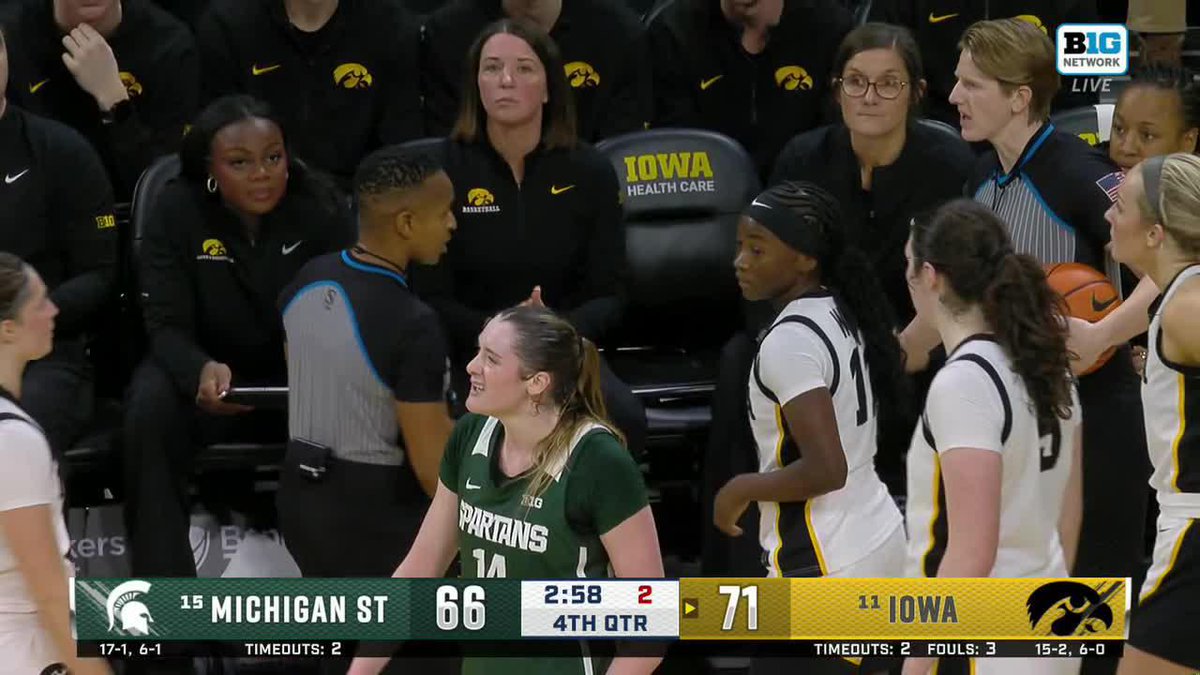 The fade away 💯 Hannah stuelke x #Hawkeyes