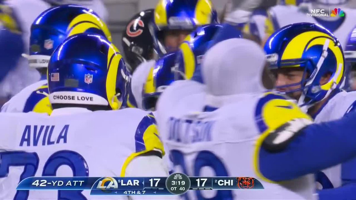 RAMS WALK IT OFF IN OVERTIME AGAINST THE BEARS TO GO TO THE NFC CHAMPIONSHIP 😱 (📺 NBC)