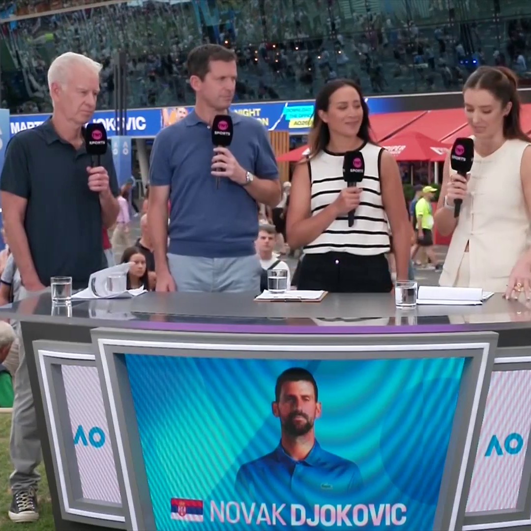 "He's three in the world!" 🗣️ Novak Djokovic is set to make his 21st Australian Open appearance 🤩 #AusOpen