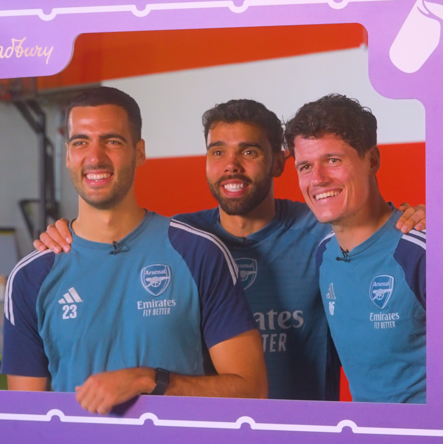 Thanks to Cadbury Made to Share, Gunners trio Mikel Merino, David Raya and Christian Norgaard put their friendships to the test to see who really knows their teammates best. 💜 T&Cs apply. 🤝 Cadbury UK