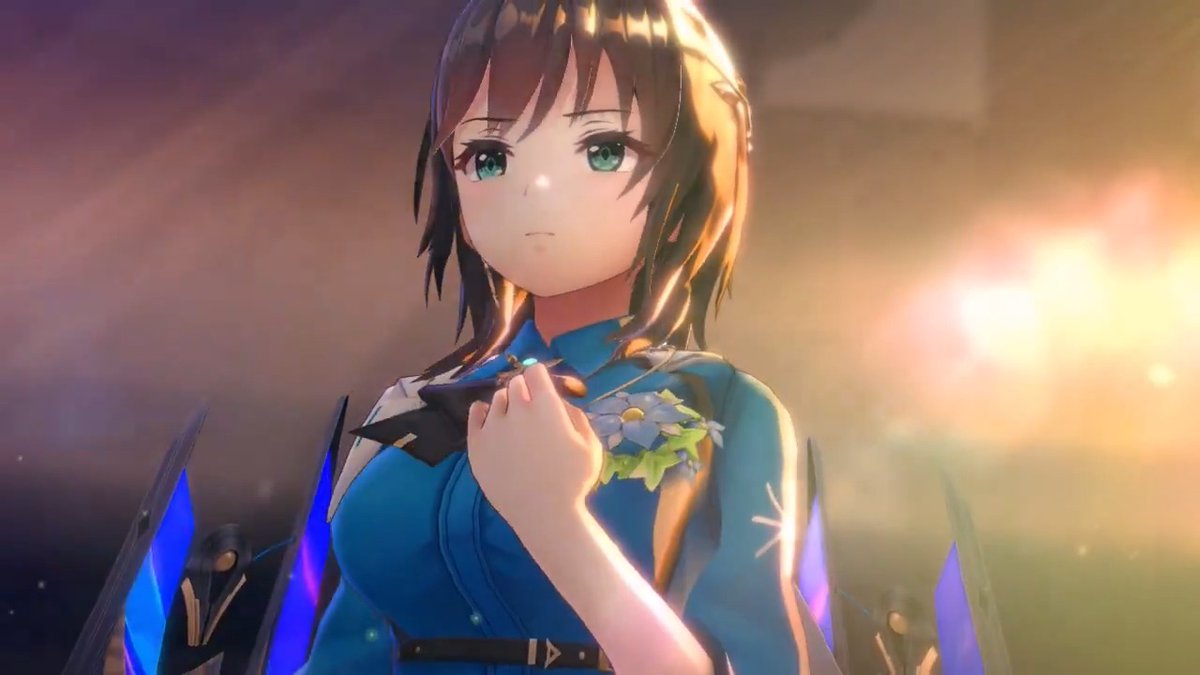 ／ 新ピックアッププラチナガチャ開催中！ ＼ SS<レゾナンス>[ツナグ・Legacy]蒼井えりか（CV #宮下早紀） 記念ビジュアルスタイル最後の一人、4th Anniversary前夜祭で登場！ 「世界にもう一度光を！」 ■ガチャ開催期間 1月16日11:00〜2月1日21:59 #ヘブバン4周年 #ヘブバン