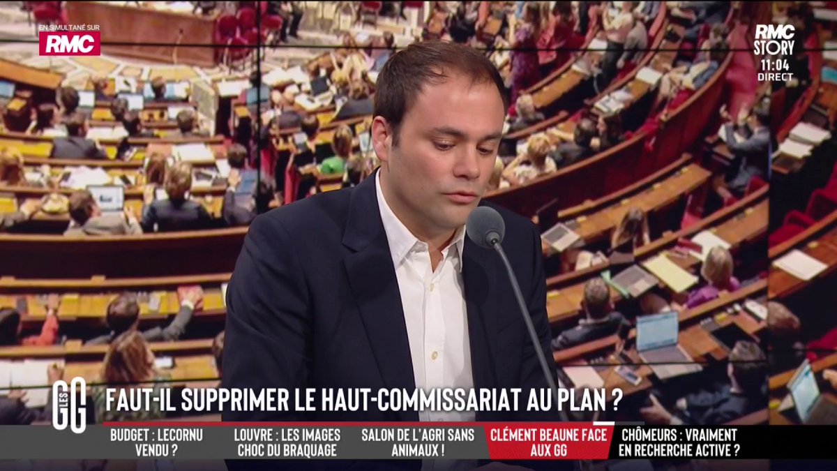 ❌ Faut-il supprimer le Haut-commissariat au Plan ?: 🗣️ Charles Consigny : "Le Plan est une manifestation de tout ce qui va mal dans notre pays. On doit sortir la tronçonneuse et élaguer joyeusement dans les dépenses publiques." #GGRMC