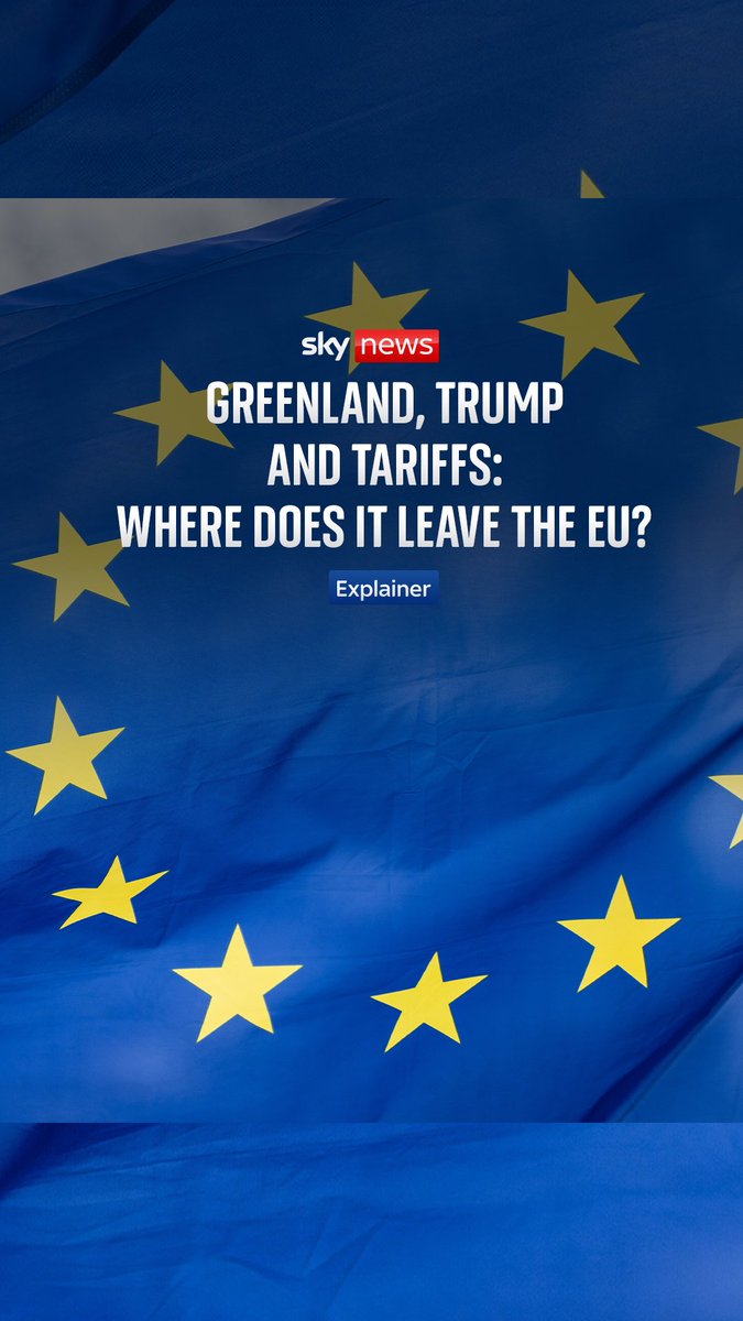 Donald Trump has said he will impose tariffs on eight European countries - including the UK - until the US is allowed to buy Greenland. So, where does this leave the EU? Mark Stone explains ⬇️