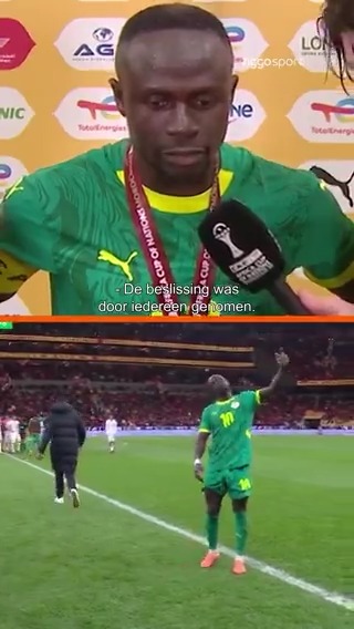 Fair play to Mané 👏 #ZiggoSport #AFCON2025 #SENMAR