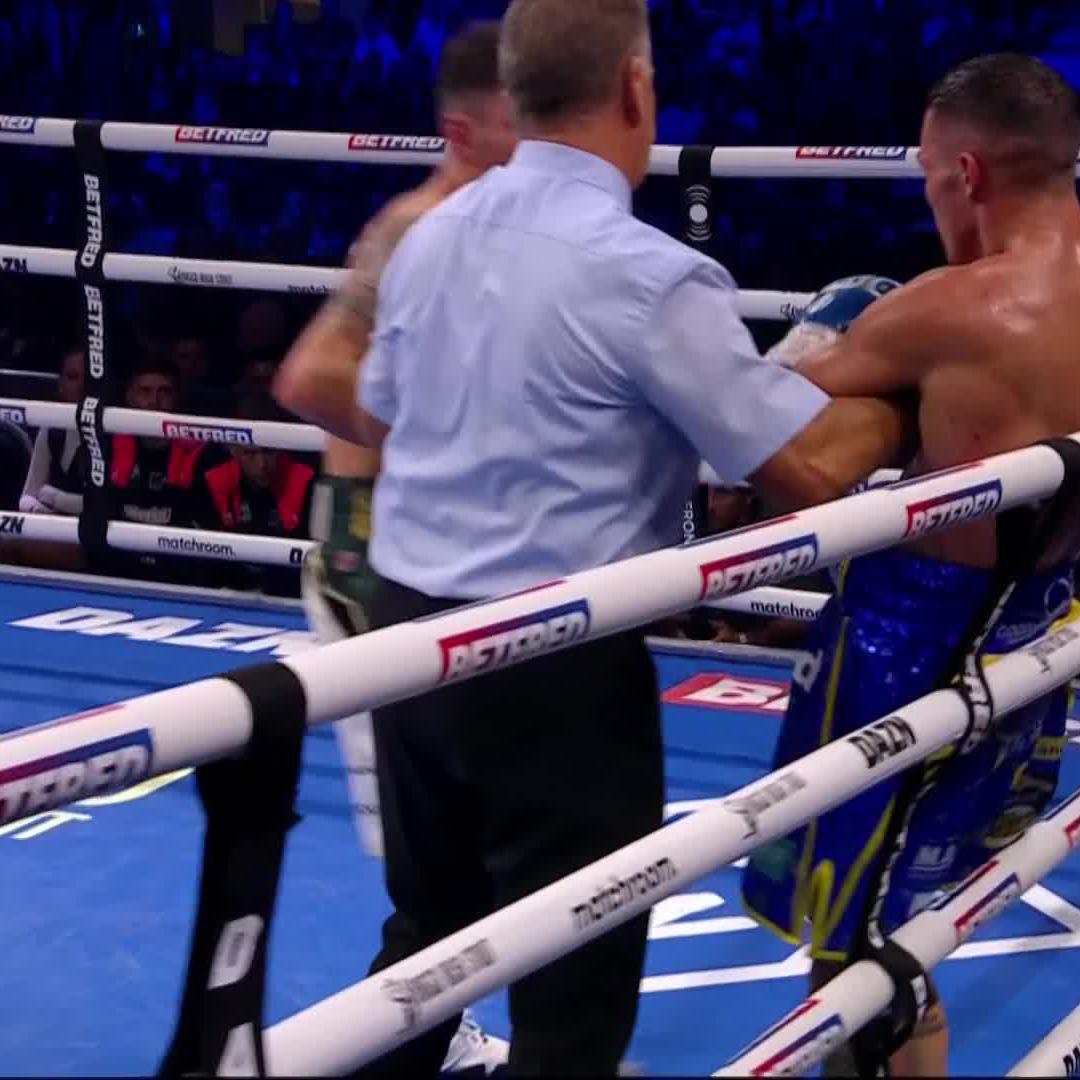 ๐คฏ Leigh Wood emphatically stopped Josh Warrington in their first fight ๐ฅ Repeat or revenge in the rematch? #WoodWarrington2 | Feb 21 | Live on DAZN