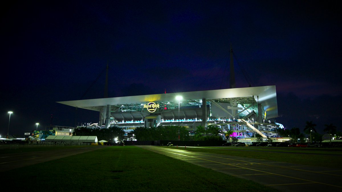 Game day at Hard Rock Stadium.