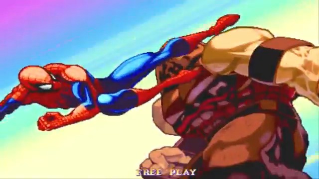 Marvel Super Heroes Arcade - Attract Sequence Capcom (1995)