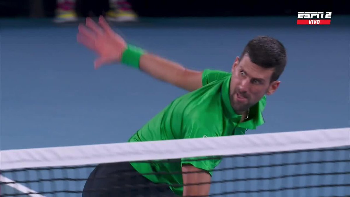 Era difícil llegar a esa pelota y era aún más difícil ponerla donde la puso. Novak Djokovic 🐐