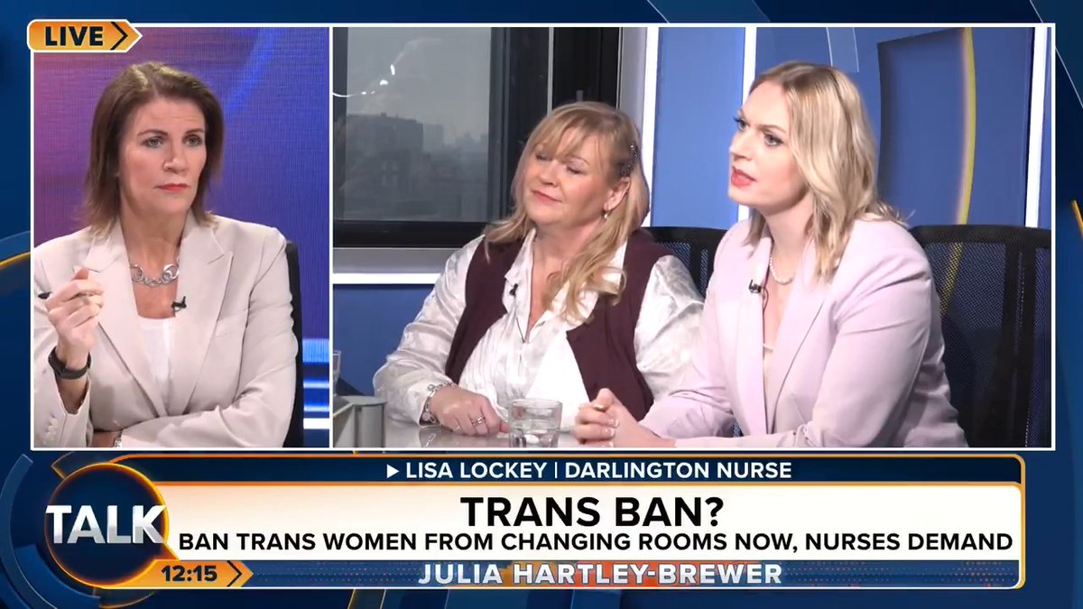 🚨"Public sector organisations like the NHS need to obey the law! The power of Stonewall started all this off." Darlington Nurses Lisa Lockey & Bethany Hutchison call on women to be "brave and stand up" against trans ideology. Julia Hartley-Brewer