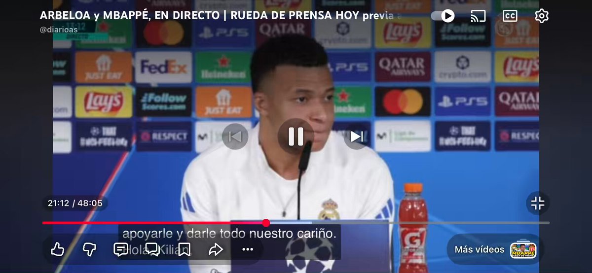 -Miguelito: …ha habido problemas entre algunos jugadores y el entredor (Xabi Alonso). -Mbappé: ¿de donde sabes eso? -Miguelito: se ha comentado, ha aparecido en muchos medios de comunicación… Queridos niños ¿cuántas veces os ha explicado el profe Richard Dees que las fuentes de los "ciudadanos periodistas" son lo que se comenta o lo que sale en otros medios?