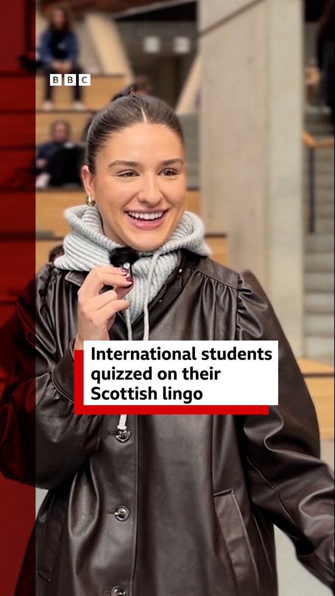 Over a third of Scotland’s university population are international students - we asked them which Scottish phrases they’ve picked up while studying here, and which ones they’re still trying to figure out. More stories from around Scotland ➡️