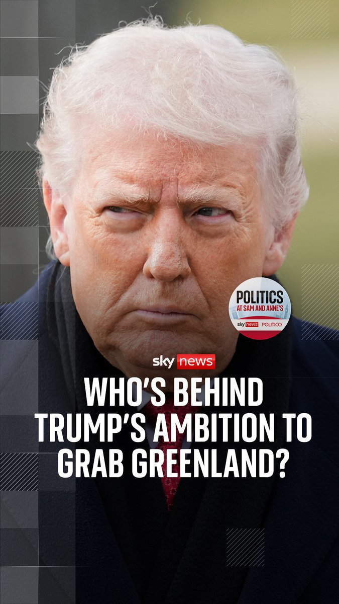 Who will benefit from Donald Trump's Greenland grab? Sam Coates Sky and anne mcelvoy look at the key figures behind the scenes and assess who could be controlling the narrative. 🎧 Listen here: