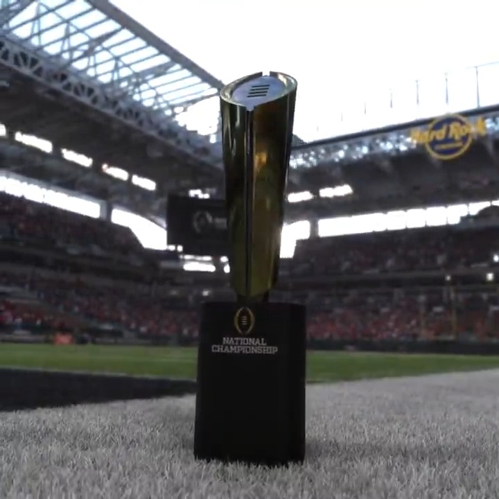 The College Football Playoff National Championship is tonight 🏈 #GoCanes vs. #NeverDaunted