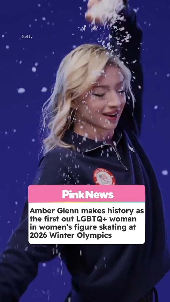 Amber Glenn has made history by becoming the first out LGBTQ+ woman to compete in women's figure skating. The 26-year-old figure skater, who identifies as bisexual and pansexual, will compete at the 2026 Winter Olympics in Italy.