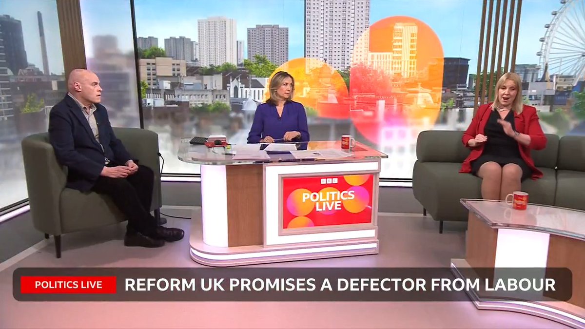 "Decent people in politics know that you don't count white faces," Labour MP Antonia Bance tells #PoliticsLive "You play the race card again and again and again," Tim Montgomerie responds, as they discuss recent defections to Reform UK