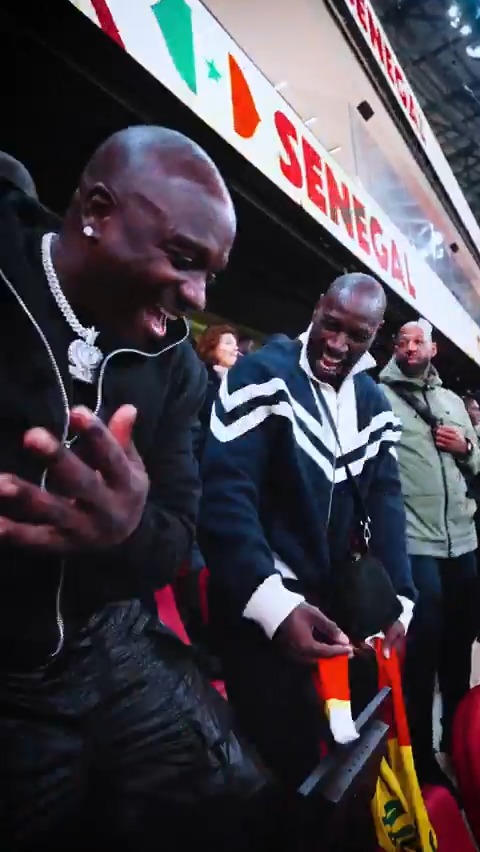 Some days are unforgettable. This was one of them. ⭐ Akon and Omar Sy enjoyed every moment. 🇸🇳 #TotalEnergiesAFCON2025