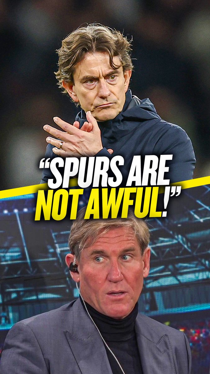 🤷‍♂️ "Spurs should have won vs #WHUFC... they've not been dreadful!" 🏆 "They've still got a Champions League campaign in front of them!" Simon Jordan doesn't believe it would be right to sack Thomas Frank at #THFC! 🙏