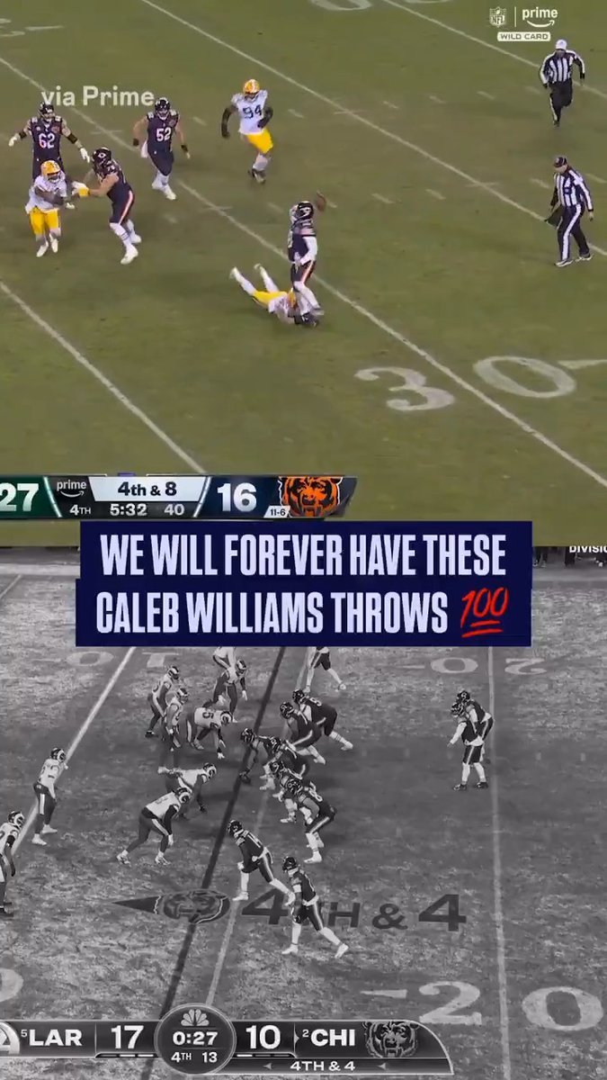 Back-to-back weeks of Caleb Williams magic. 🔥