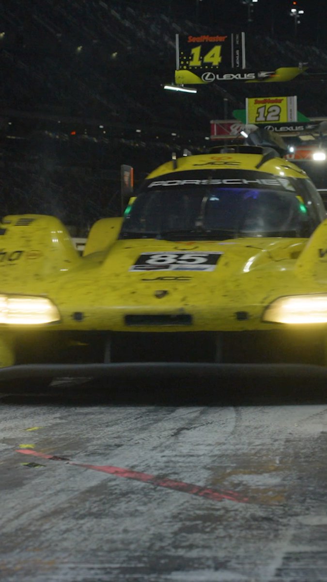Running in the night. #Rolex24