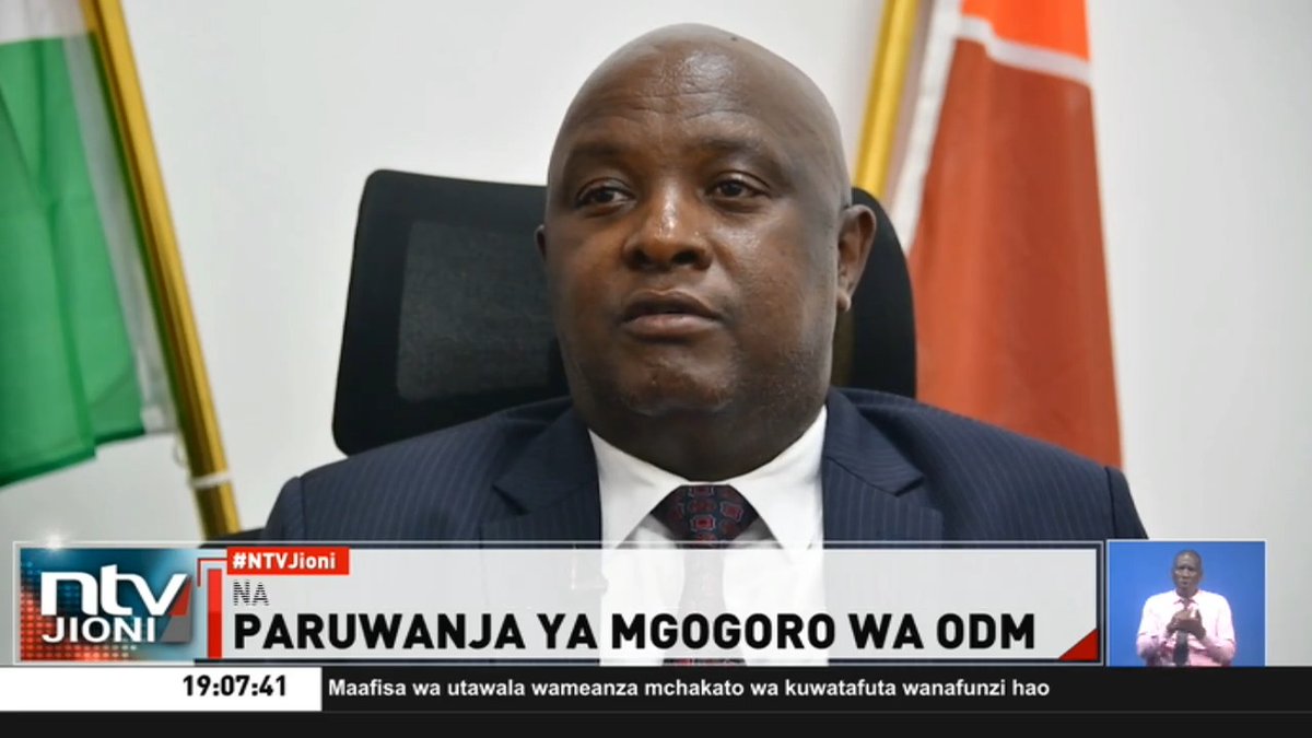 Having a coalition agreement over one year before elections is not a priority for ODM ~ Godfrey Osotsi, naibu mwenyekiti wa ODM. #NTVJioni Frederick Muitiriri