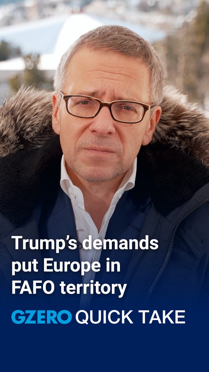 europe thinks it’s america’s closest ally. trump thinks it’s firmly in fafo territory. mind the gap GZERO Media