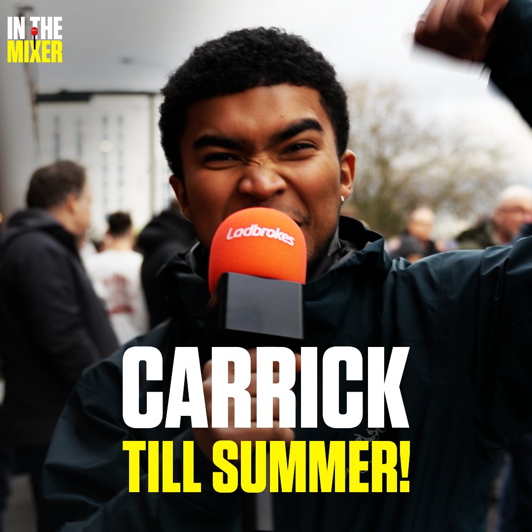 ๐๐ฃ ๐๐๐ ๐๐๐ญ๐๐ง ๐ค Michael Carrickโs got Man United fans buzzing after THAT thumping of Man City! We headed to Old Trafford to find out who United supporters want as their new gaffer!