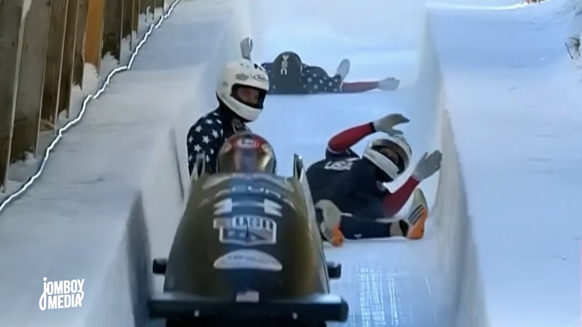 Bobsledder goes down solo after all his teammates miss the ride