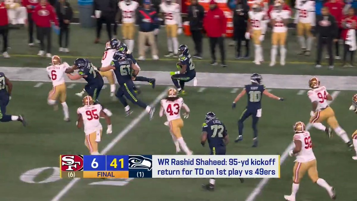 .Seattle Seahawks WR Rashid Shaheed gets a comparison to Percy Harvin from Rashad Jennings 👀