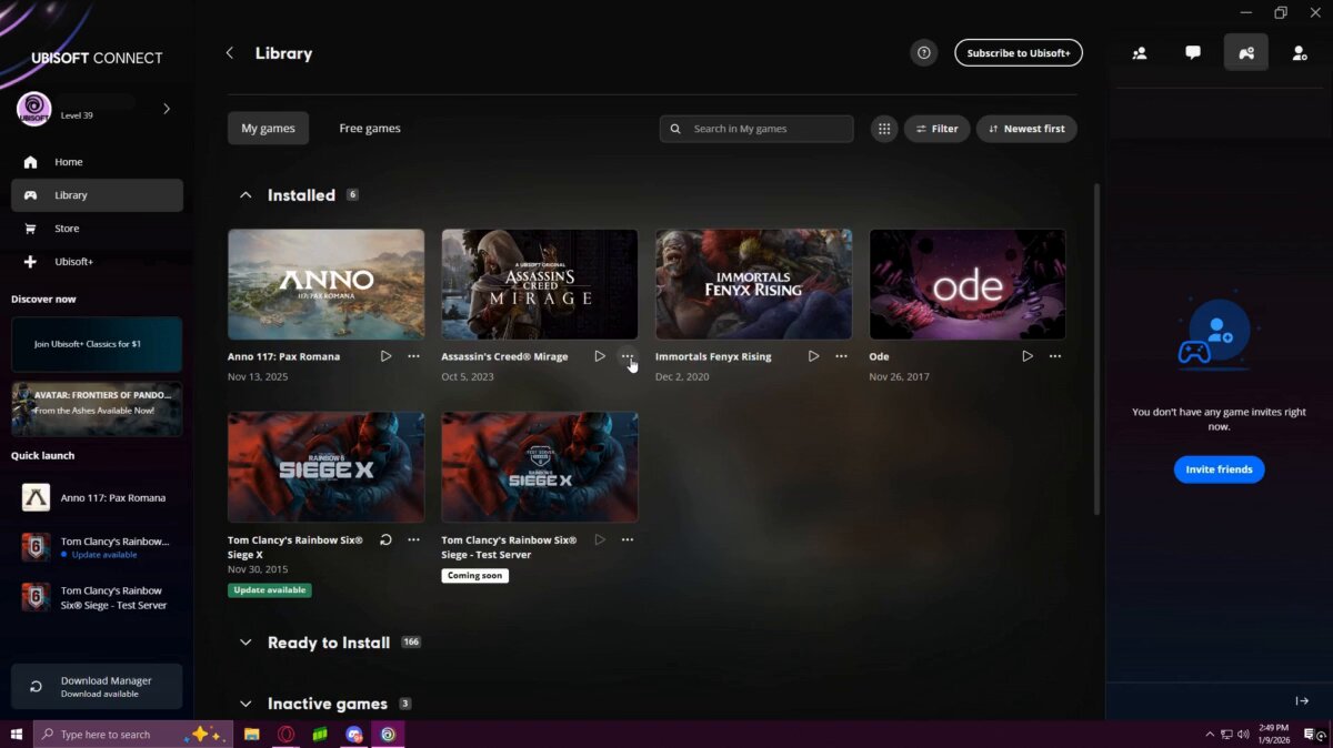 Games can take a lot of space on PCs these days! If you’re someone who loves jumping 🦘 around between games, uninstalling is completely normal to make room. To uninstall any Ubisoft games on your system, watch our three-step process 👇