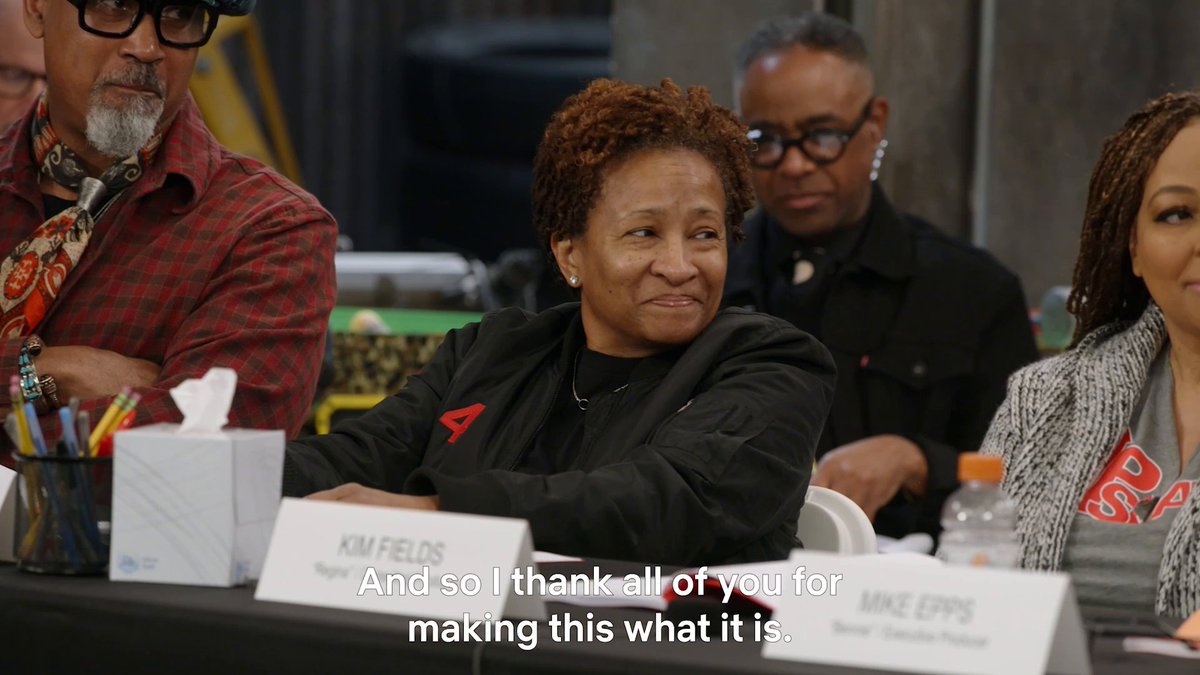 The cast and creators of The Upshaws at their final table read 🥹 The final season is now playing.