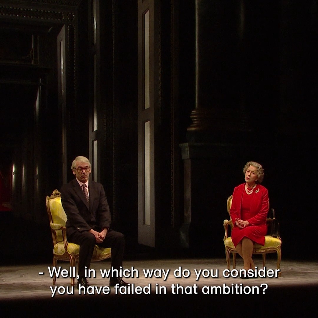 'When I walk into a room heads fail to turn'😅 Helen Mirren and Paul Ritter in The Audience (2013), back in cinemas from 26 February.